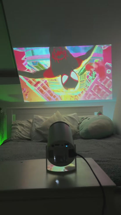 Mini Projector 4K - 180° Rotatable